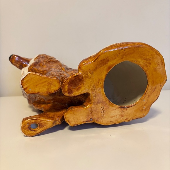 Ceramic Hand Painted 11” Inch Tall Collie Dog Statue Figure Sculpture Lassie Dog - Picture 3 of 3